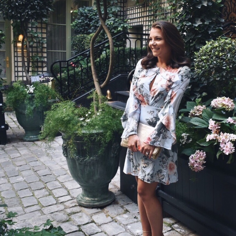 Floral dress from Revolve